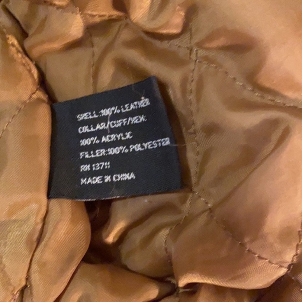 Lightly Distressed Vintage Suede Bomber Jacket - Picture 6 of 6